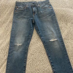AG the ex boyfriend slouchy slim jean in size 25